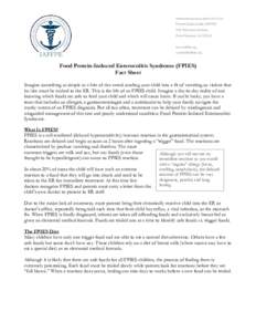 International Association for Food Protein Enterocolitis (IAFFPE) 319 Richmond Avenue Point Pleasant, NJ[removed]www.iaffpe.org [removed]
