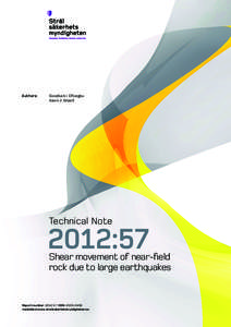 Shear movement of near-field rock due to large earthquakes