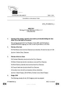 [removed]EUROPEAN PARLIAMENT Committee on International Trade  INTA_PV(2009)0716_1