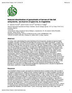 Journal of Insect Science: Vol. 9 | Article 20  Murúa et al.