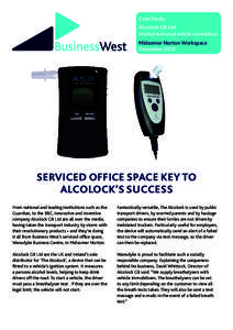 Case Study: Alcolock GB Ltd Alcohol Activated Vehicle Immobiliser Midsomer Norton Workspace December 2013