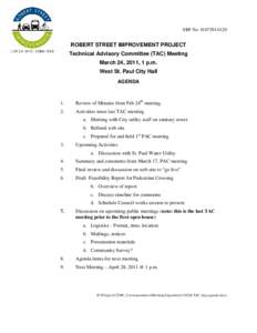 Agenda / Business / Meetings / Parliamentary procedure / Minutes