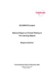 Microsoft Word - National Report on Finnish Piloting of the LOs in the Cele…