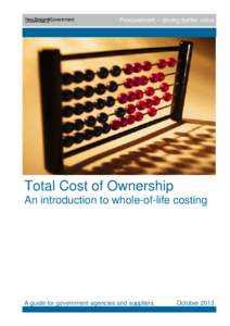 Microsoft Word - Guide to Total Cost of Ownership FINAL DRAFT 12 August 2013