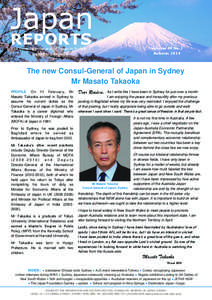 Japan REPORTS The Consulate-General of Japan in Sydney’s