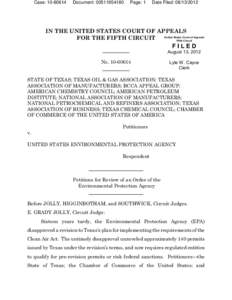 United States / Law / New Source Review / Clean Air Act / State Implementation Plan / National Ambient Air Quality Standards / Chevron U.S.A. /  Inc. v. Natural Resources Defense Council /  Inc. / Regulation of greenhouse gases under the Clean Air Act / Air pollution in the United States / United States Environmental Protection Agency / Environment of the United States