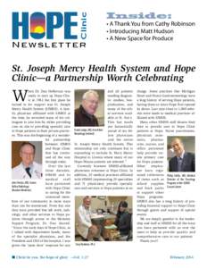 Clinic  Newsletter Inside: