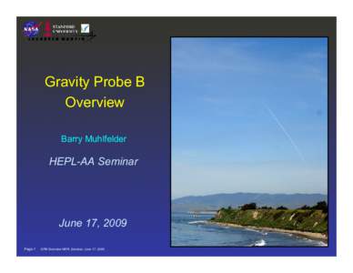 Gravity Probe B Accomplishments and Status