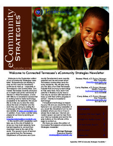 Strategies  eCommunity September 2009
