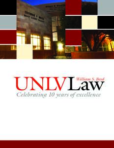 Higher education / Academia / Michigan State University College of Law / University of Toledo College of Law / William S. Boyd School of Law / University of Nevada /  Las Vegas / Nevada