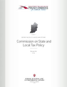 REPORT ON POLICY CHOICES AND OPTIONS  Commission on State and Local Tax Policy February[removed]C41
