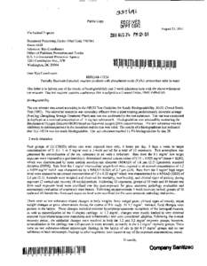 8EHQ-11-17326C  TSCA 8(e) Notice