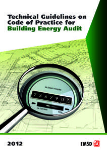 Technical Guidelines on Code of Practice for Building Energy Audit  TG EAC[removed]Rev. 1) EMSD