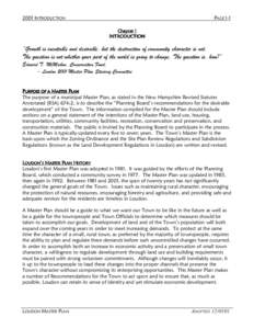 2001 INTRODUCTION  PAGE I-1 Chapter I INTRODUCTION