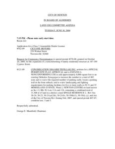 Nonconforming use / Parking / Newton /  Massachusetts / Setback / Newtonville / Newton and Boston Street Railway / Zoning / Human geography / Shaarei Tefillah