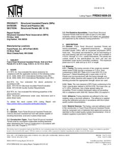 Microsoft Word - FRD031609-25 Listing Report[removed]doc