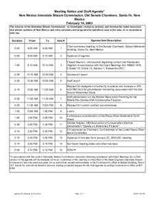 Agenda ISC Meeting 14 Feb 03.xls