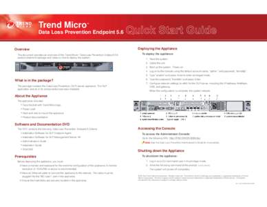 InterScan Trend Micro MessagingData Security ApplianceEndpoint 7.0 Loss Prevention