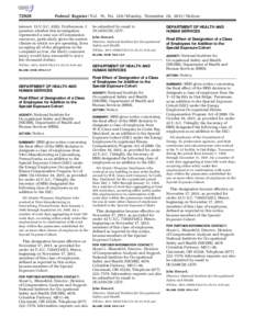 [removed]Federal Register / Vol. 76, No[removed]Monday, November 28, [removed]Notices interest. 15 U.S.C. 45(b). Furthermore, I question whether this investigation