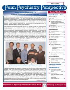 Final Winter Psychiatry Newsletter.qxp