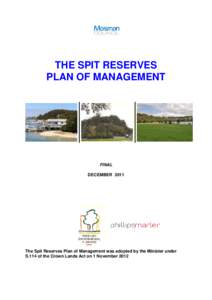 THE SPIT RESERVES PLAN OF MANAGEMENT FINAL DECEMBER 2011