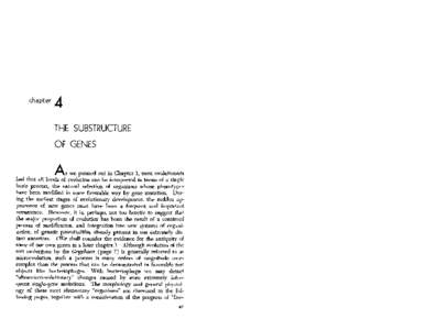 chapter  4 THE SUBSTRUCTURE OF GENES