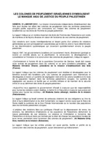 Microsoft Word - PRESS RELEASE - FFM - 31 JANUARY[removed]FINAL [FRENCH].docx