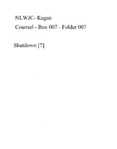 NL WJC- Kagan  Counsel - Box[removed]Folder 007 Shutdown [7]  Los Angeles Times first-edition Page 1 for