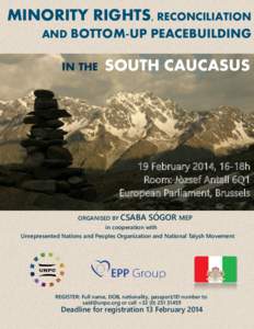 MINORITY RIGHTS, RECONCILIATION AND BOTTOM-UP PEACEBUILDING IN THE SOUTH CAUCASUS