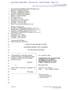Case 3:06-cv[removed]VRW  Document 310 Filed[removed]