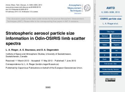 Aerosol science / Nuclear physics / Visibility / Particulates / Colloidal chemistry / Particle-size distribution / Scattering / Mie scattering / Aerosol / Physics / Atmospheric sciences / Chemistry