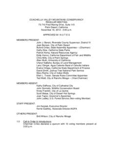 The September 8, 2014 minutes were approved as distributed with one abstention