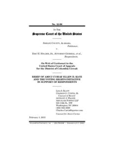 No[removed]IN THE Supreme Court of the United States ———— SHELBY COUNTY, ALABAMA,