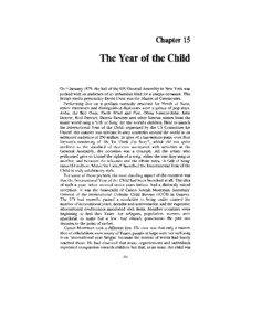 Chapter 15  The Year of the Child