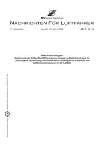 NACHRICHTEN FÜR LUFTFAHRER 57. JAHRGANG LANGEN, 23. APRIL[removed]NfL II[removed]