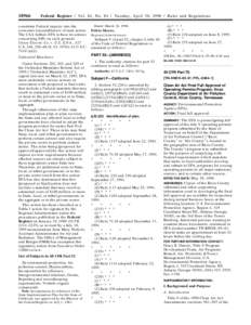 United States / National Priorities List / Title 40 of the Code of Federal Regulations / Clean Air Act / Superfund / Code of Federal Regulations / Federal Register / Regulation of ship pollution in the United States / Regulation of greenhouse gases under the Clean Air Act / United States Environmental Protection Agency / Environment / Hazardous waste