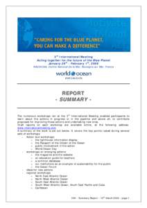 Passport / Earth / Oceanography / World Oceans Day / World Ocean Network