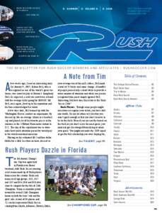 Association football / Games / Soccer in the United States / Rush / Tim Schulz