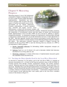 Watershed Protection Plan for the Leon River Below Proctor Lake DRAFT Measuring Progress