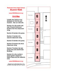 Redondo Union High School  Alumni Walk www.RUHSAlumni.org Classrooms