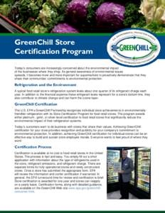 GreenChill Store Certification Program