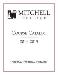 Course Catalog 2014–2015 personal practical prepared n