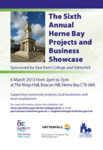 The Sixth Annual Herne Bay