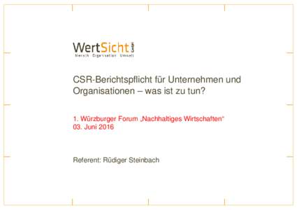 2_CSR-Berichtspflicht f烎r Unternehmen und Organisationen_Steinbach