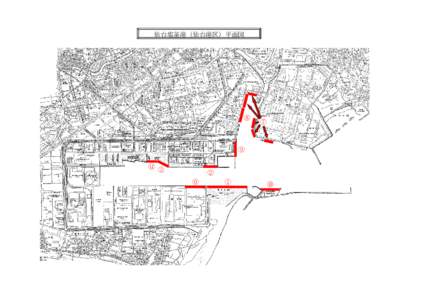 仙台塩釜港（仙台港区）平面図  ⑧ ⑦