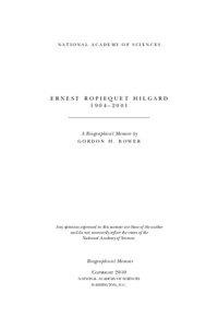 Academia / Yale University / Teachers College /  Columbia University / Psychology / New Haven /  Connecticut / New Haven County /  Connecticut / Ernest Hilgard / Hypnosis / Behavioural sciences