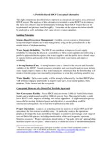 Microsoft Word - Portfolio Based BDCP Conceptual Alternative[removed]V2