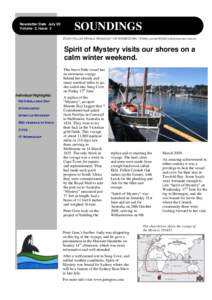 Newsletter Date July 09 Volume 2, Issue 3 SOUNDINGS Eden Killer Whale MuseumEmail 