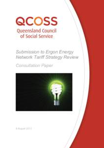 QCOSS Submission to Ergon Network Tariff Strategy Review.pdf