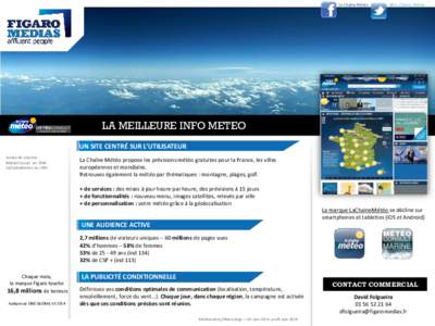 La Chaîne Météo  @La_Chaine_Meteo LA MEILLEURE INFO METEO UN SITE CENTRÉ SUR L’UTILISATEUR